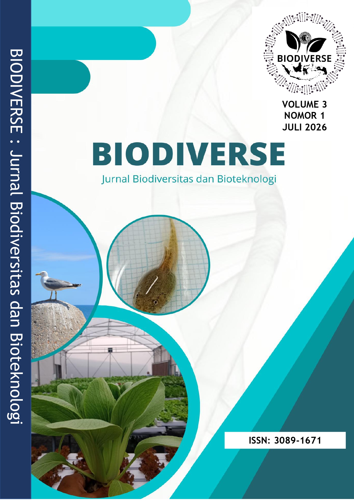 					Lihat Vol 3 No 1 (2026): Biodiverse: Jurnal Biodiversitas dan Bioteknologi
				