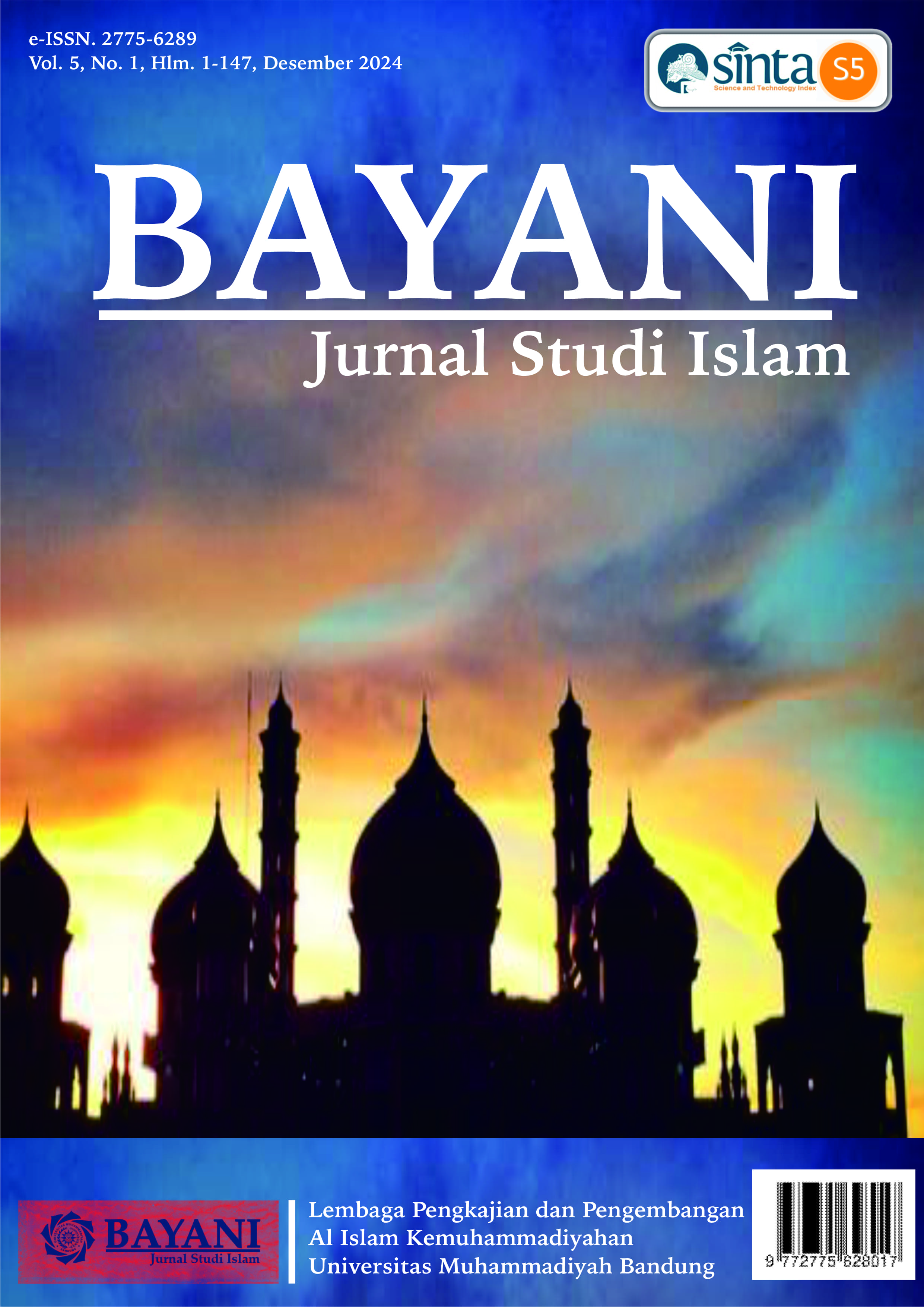 					Lihat Vol 5 No 1 (2025): Bayani: Jurnal Studi Islam
				
