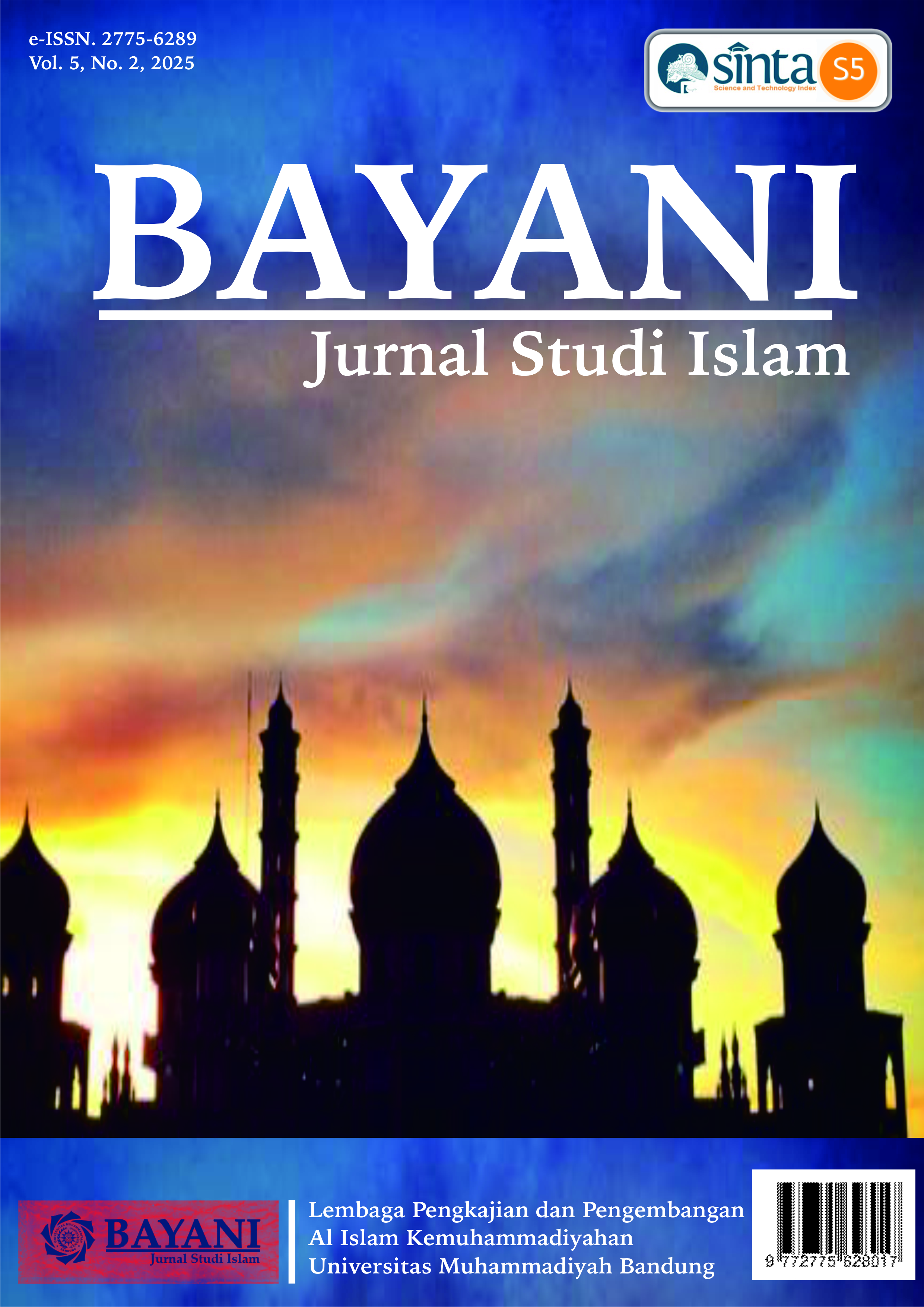 					Lihat Vol 6 No 1 (2026): Bayani: Jurnal Studi Islam
				